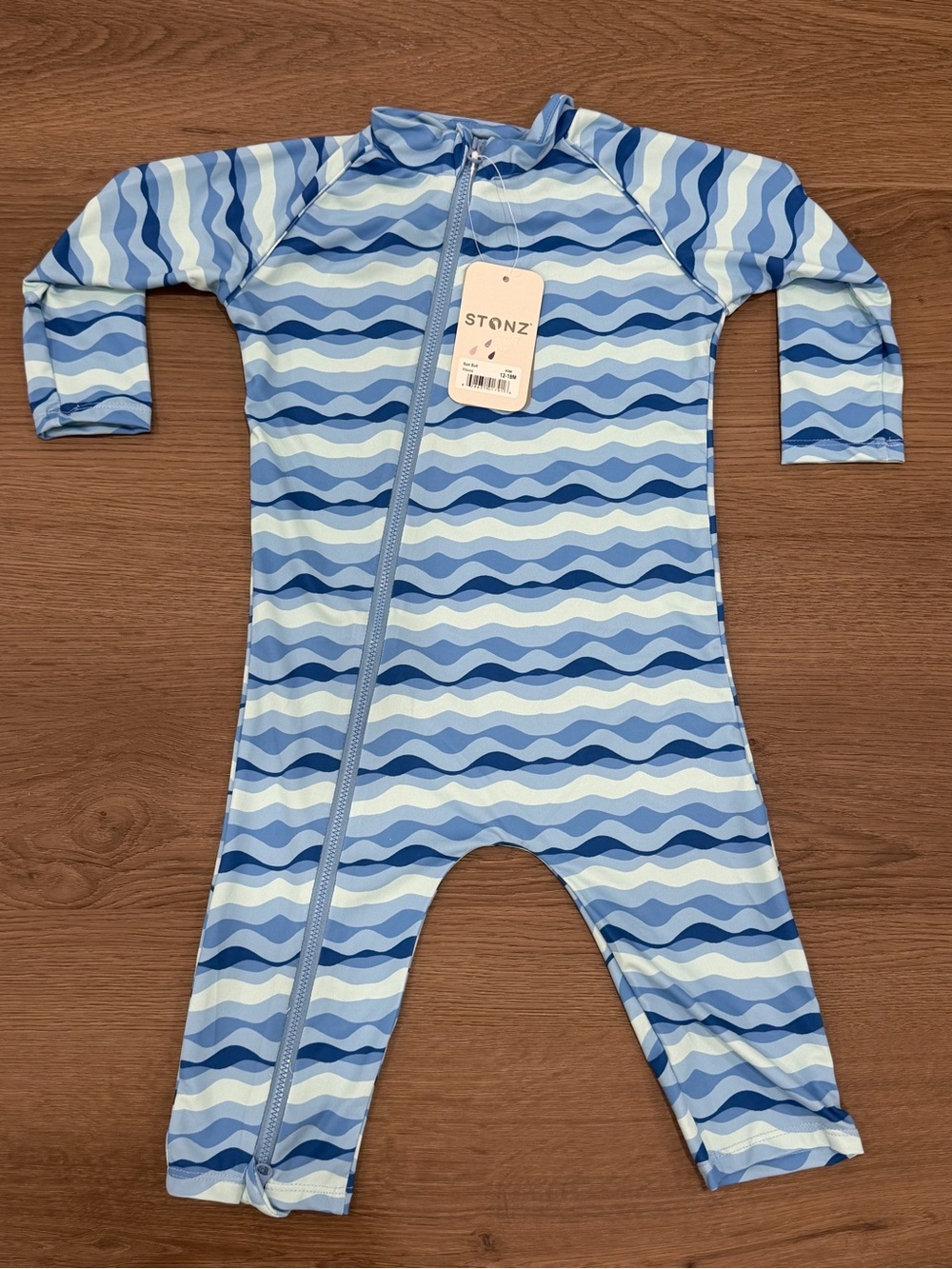 Stonz One-Piece Sun Suit - “Waves”